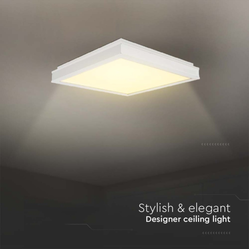 Iluminação de teto LED LED/24W/230V 4000K 45x45 cm branco