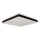 Iluminação de teto LED LED/24W/230V 4000K 45x45 cm preto