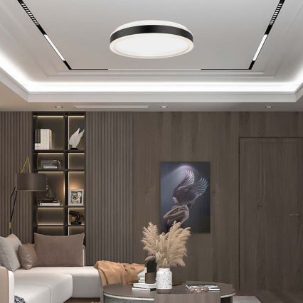 Iluminação de teto LED LED/24W/230V 4000K preto