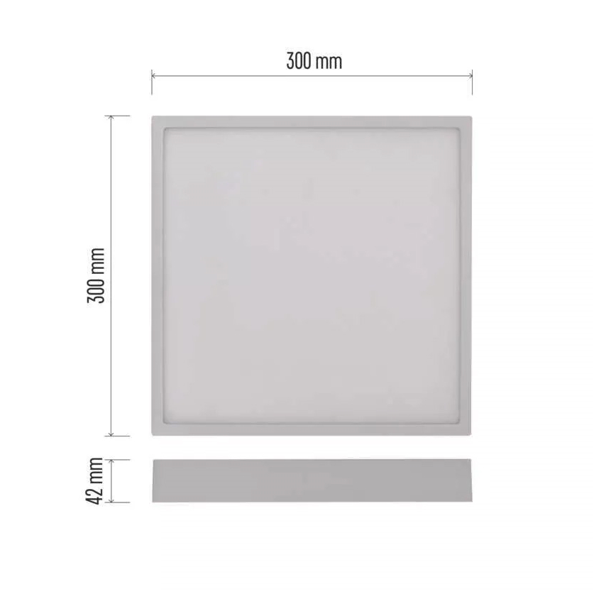 Iluminação de teto LED NEXXO LED/28,5W/230V 3000/3500/4000K 30x30 cm branco