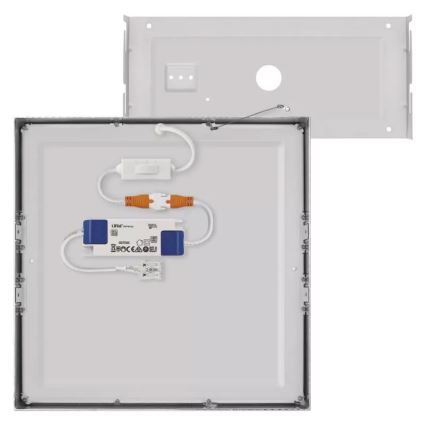 Iluminação de teto LED NEXXO LED/28,5W/230V 3000/3500/4000K 30x30 cm cromado mate