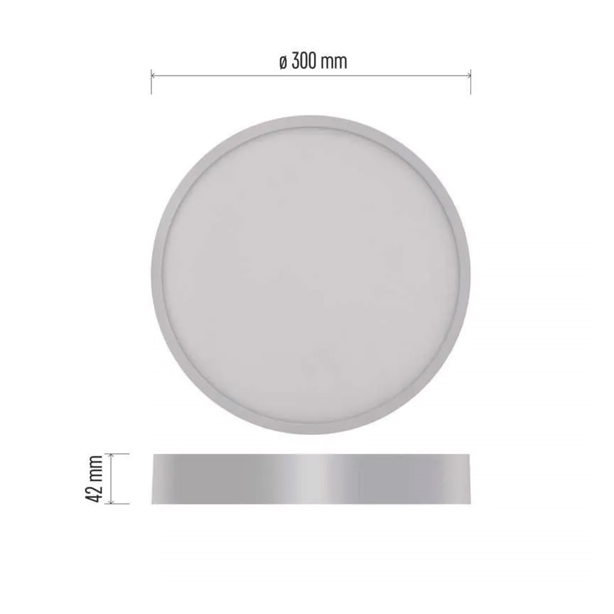Iluminação de teto LED NEXXO LED/28,5W/230V 3000/3500/4000K d. 30 cm branco