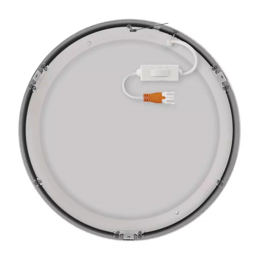 Iluminação de teto LED NEXXO LED/28,5W/230V 3000/3500/4000K diâmetro 30 cm cromado brilhante