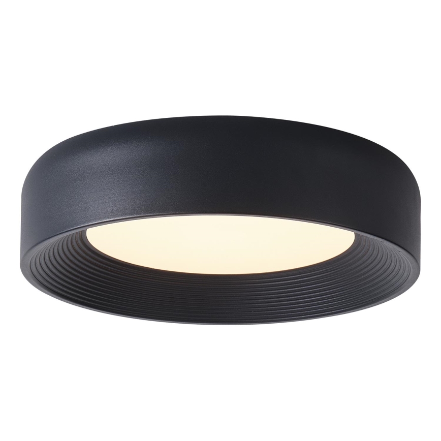 Iluminação de teto LED LED/30W/230V 3000K preto diâmetro 40 cm
