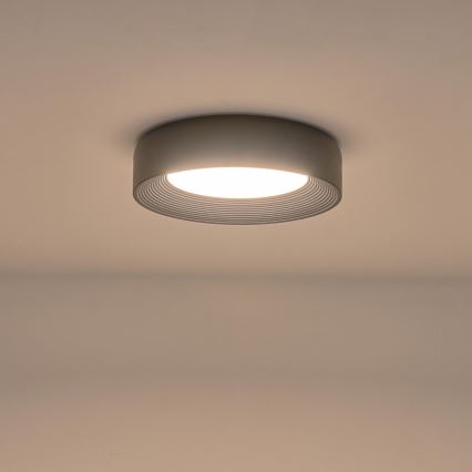 Iluminação de teto LED LED/30W/230V 3000K preto diâmetro 40 cm