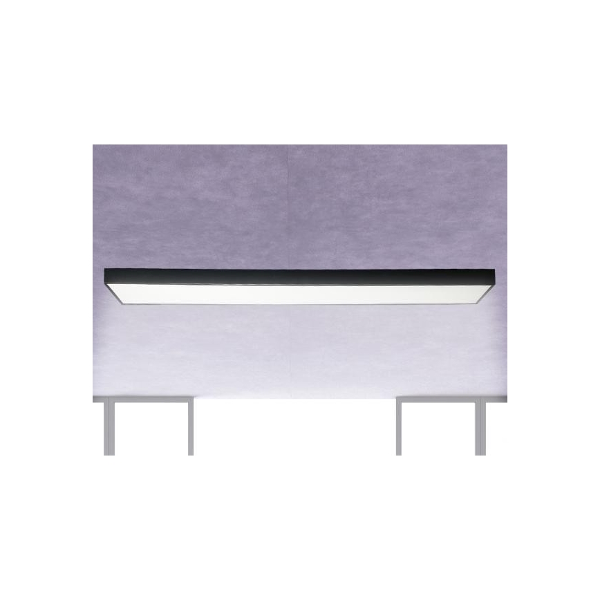 Iluminação de teto LED LED/32W/230V 4000K 120x13 cm preto