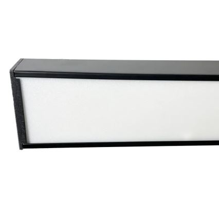 Iluminação de teto LED LED/32W/230V 4000K 120x7 cm preto
