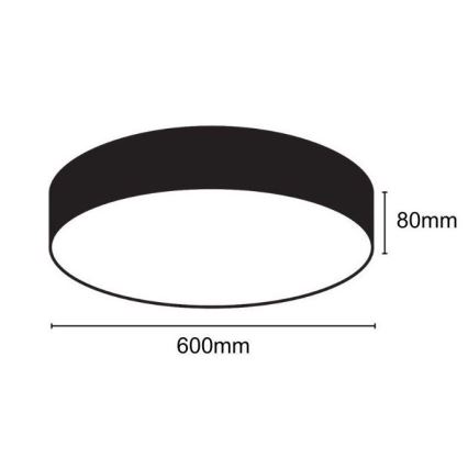 Iluminação de teto LED LED/35W/230V 4000K diâmetro 60 cm