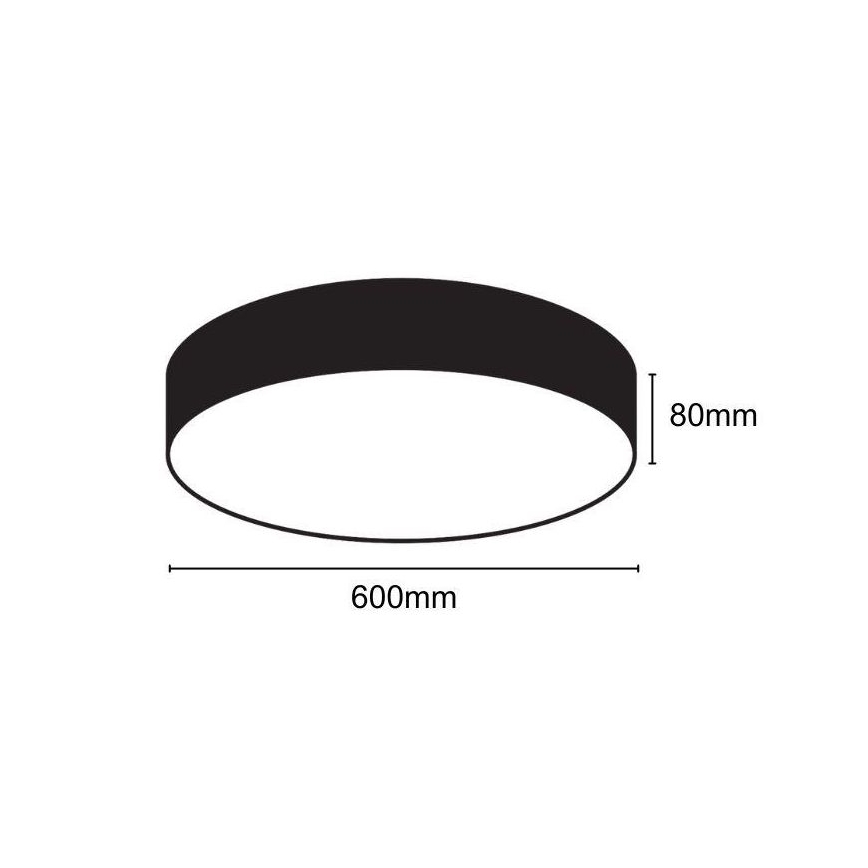 Iluminação de teto LED LED/35W/230V 4000K diâmetro 60 cm