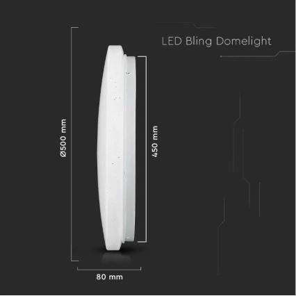 Iluminação de teto LED LED/36W/230V d. 50 cm 3000/4000/6400K