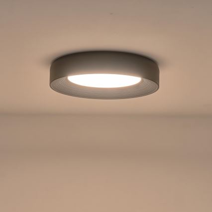 Iluminação de teto LED LED/40W/230V 3000K preto diâmetro 50 cm
