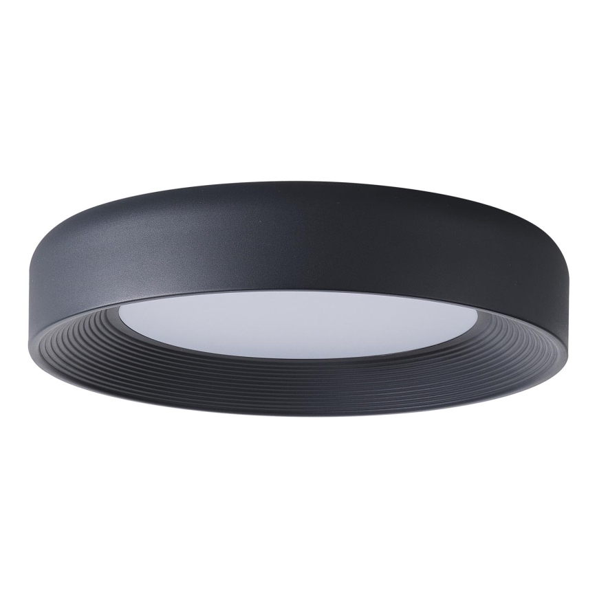 Iluminação de teto LED LED/40W/230V 3000K preto diâmetro 50 cm