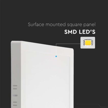 Iluminação de teto LED LED/6W/230V 3000K 12x12 cm branco