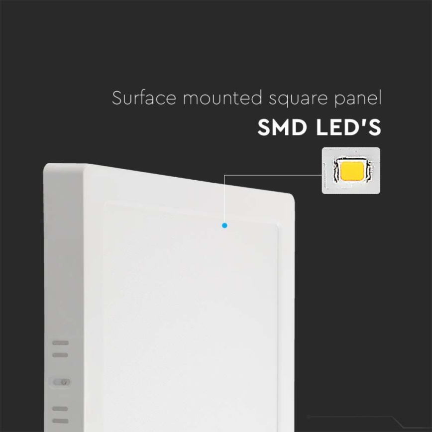 Iluminação de teto LED LED/6W/230V 3000K 12x12 cm branco