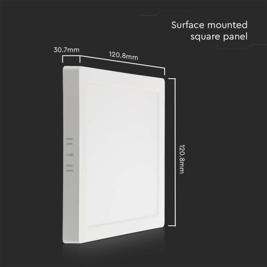 Iluminação de teto LED LED/6W/230V 3000K 12x12 cm branco