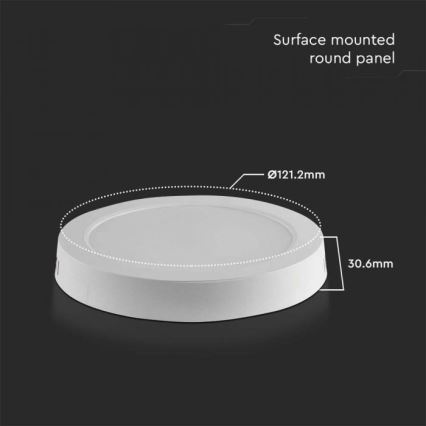 Iluminação de teto LED LED/6W/230V 6500K branco