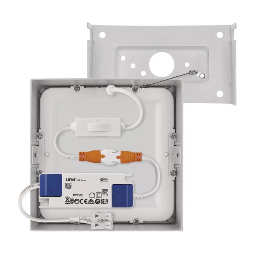 Iluminação de teto LED NEXXO LED/7,6W/230V 3000/3500/4000K 12x12 cm branco