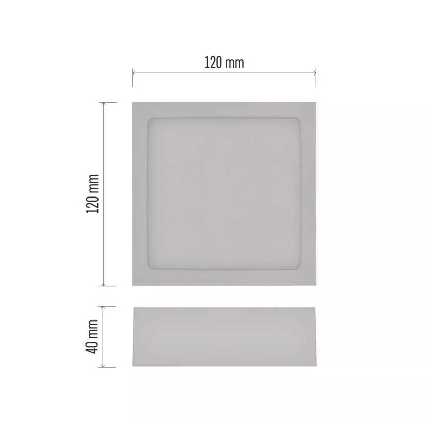 Iluminação de teto LED NEXXO LED/7,6W/230V 3000/3500/4000K 12x12 cm branco
