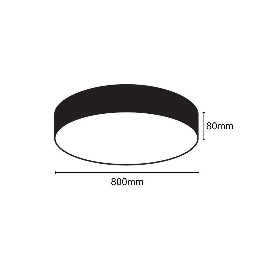 Iluminação de teto LED LED/70W/230V 4000K diâmetro 80 cm
