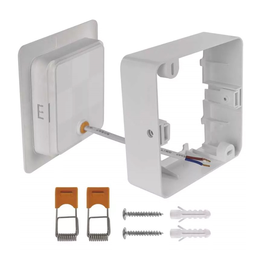 Iluminação de teto LED LED/9W/230V 12x12 cm branco