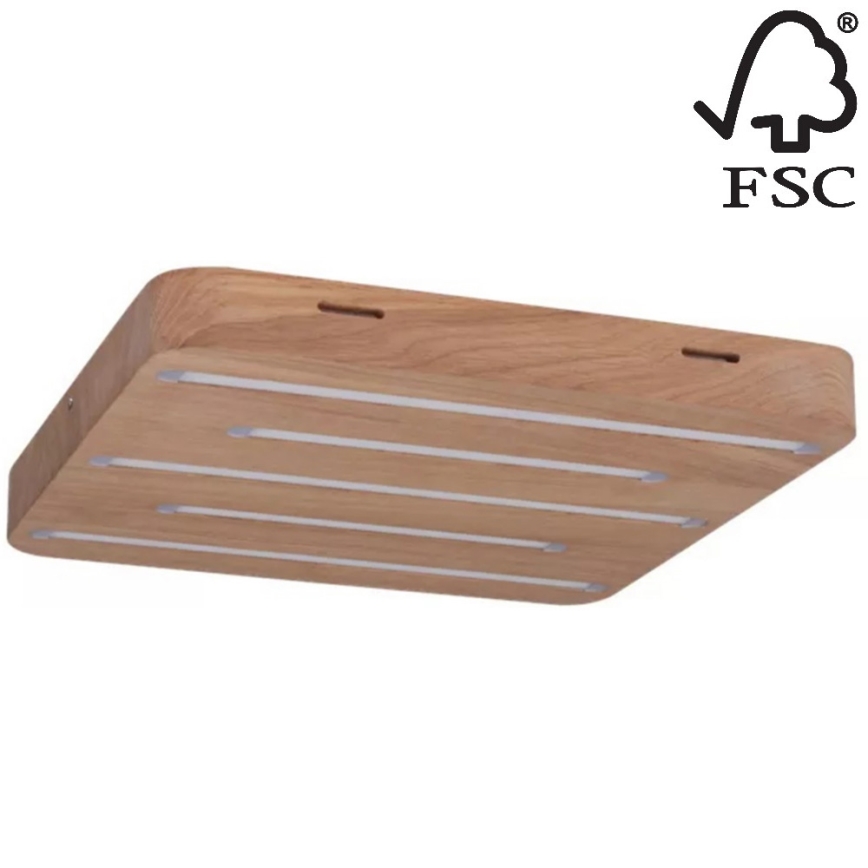 Iluminação de teto LED NEELE 5xLED/3.9W/230V carvalho - certificado por FSC