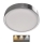 Iluminação de teto LED NEXXO LED/21W/230V 3000/3500/4000K diâmetro 22,5 cm cromado brilhante