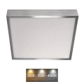 Iluminação de teto LED NEXXO LED/28,5W/230V 3000/3500/4000K 30x30 cm cromado mate