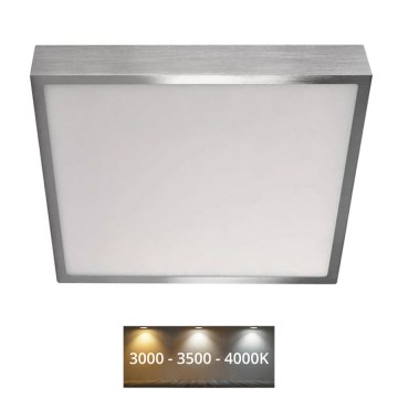 Iluminação de teto LED NEXXO LED/28,5W/230V 3000/3500/4000K 30x30 cm cromado mate