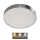 Iluminação de teto LED NEXXO LED/28,5W/230V 3000/3500/4000K diâmetro 30 cm cromado brilhante