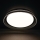 Iluminação de teto LED NIFU LED/17,8W/230V diâmetro 43 cm branco/preto