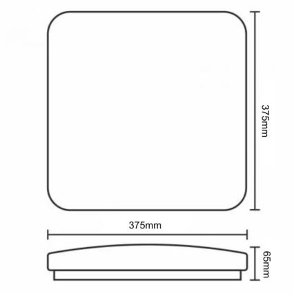 Iluminação de teto LED com regulação OPAL LED/36W/230V 3000-6500K + controlo remoto