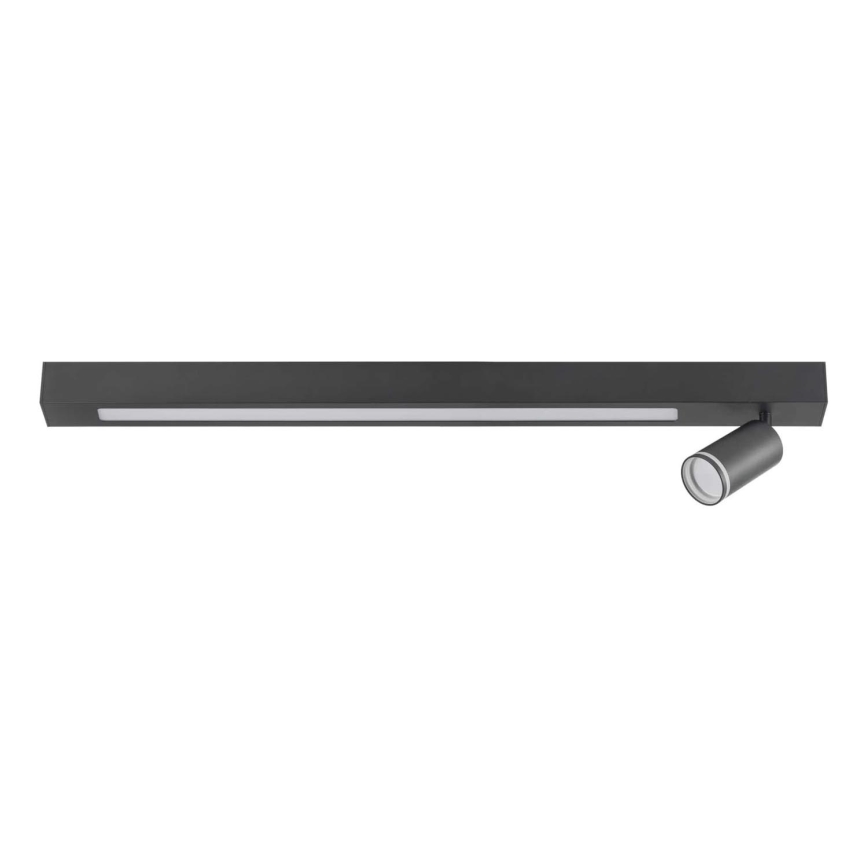 Iluminação de teto LED PARIS LED/24W/230V + 1xGU10/10W preto