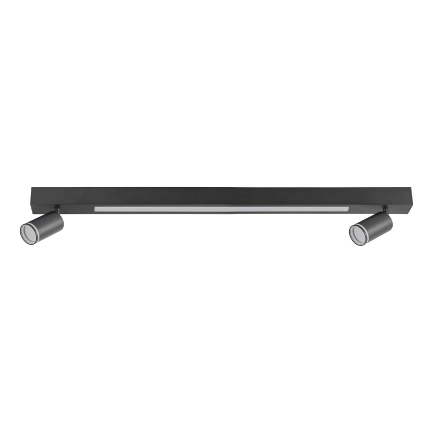 Iluminação de teto LED PARIS LED/24W/230V + 2xGU10/10W preto
