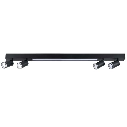 Iluminação de teto LED PARIS LED/24W/230V + 4xGU10/10W preto