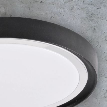 Iluminação de teto LED PERSE LED/15W/230V preta