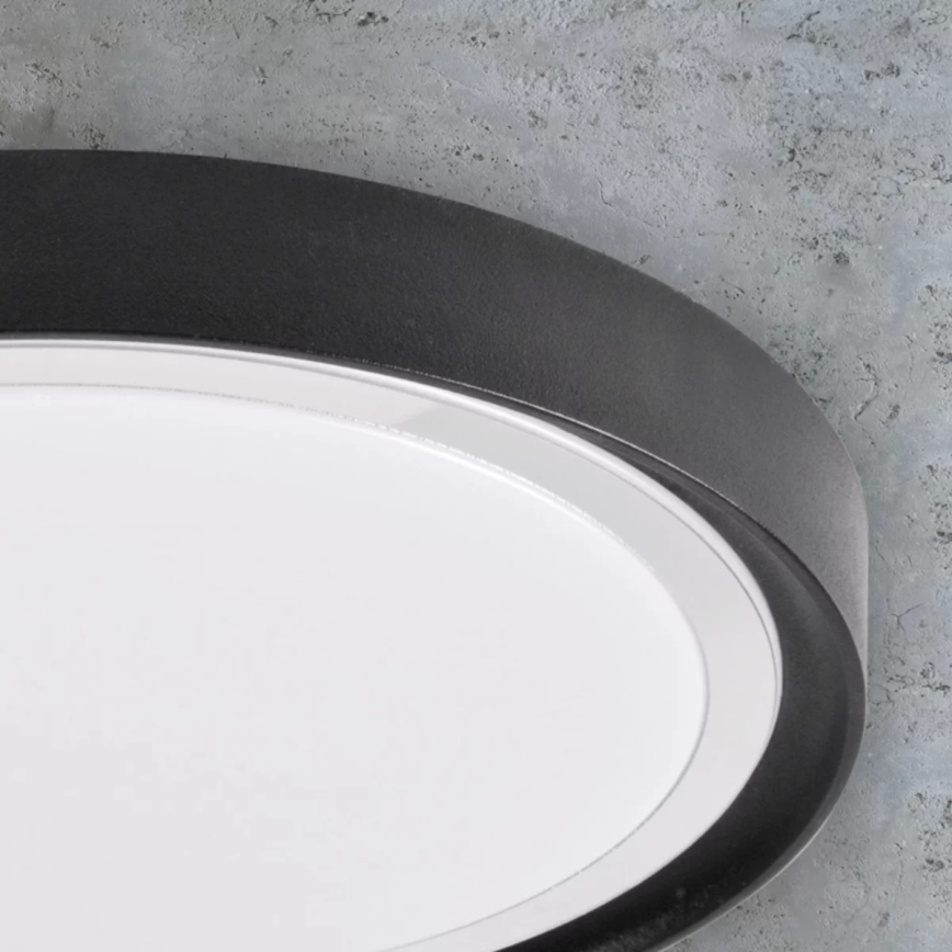 Iluminação de teto LED PERSE LED/15W/230V preta