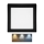 Iluminação de teto LED RAFA LED/18W/230V 3000/4000/6000K 22x22 cm preto
