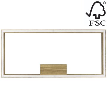 Iluminação de teto LED RAMME LED/34W/230V carvalho mate - certificado por FSC