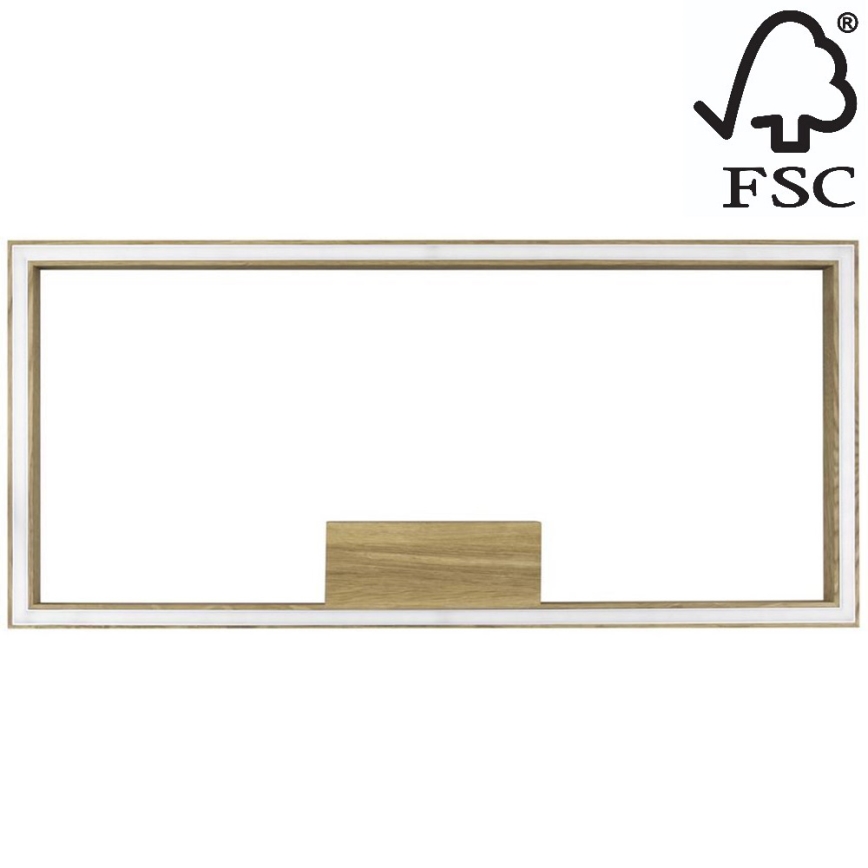 Iluminação de teto LED RAMME LED/34W/230V carvalho mate - certificado por FSC
