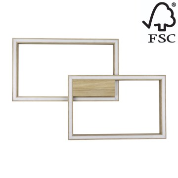 Iluminação de teto LED RAMME LED/48W/230V carvalho mate - certificado por FSC