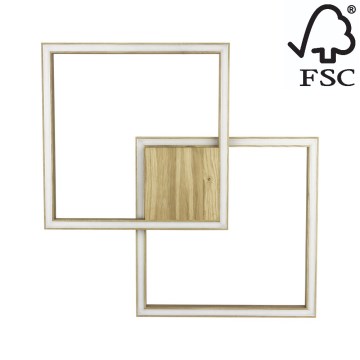 Iluminação de teto LED RAMME LED/48W/230V carvalho mate - certificado por FSC