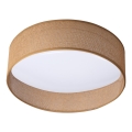 Iluminação de teto LED RIFA LED/17,5W/230V 3000K castanho