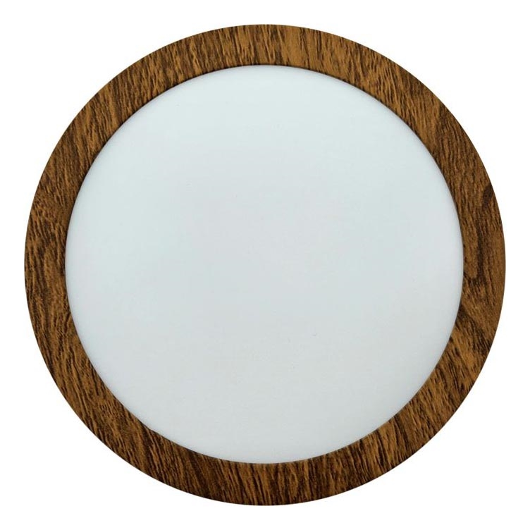 Iluminação de teto LED RING LED/12W/230V 4200K diâmetro 16 cm castanho