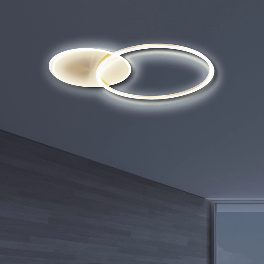 Iluminação de teto LED ROMAN LED/33W/230V 4000K dourado