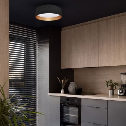 Iluminação de teto LED RONDO LED/18W/230V preto