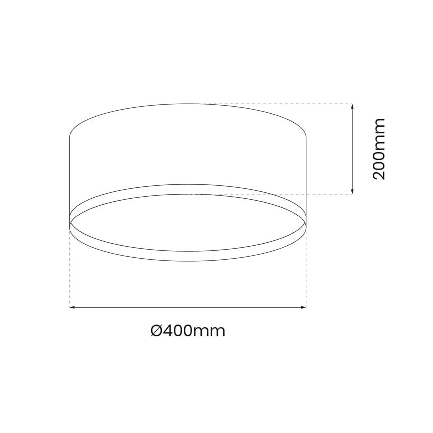 Iluminação de teto LED RONDO LED/18W/230V verde