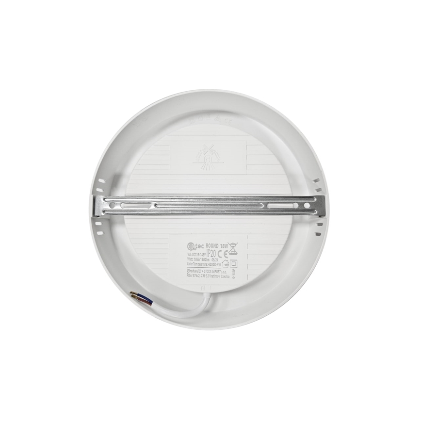 Iluminação de teto LED ROUND LED/18W/230V 4000K diâmetro 21,5 cm branco
