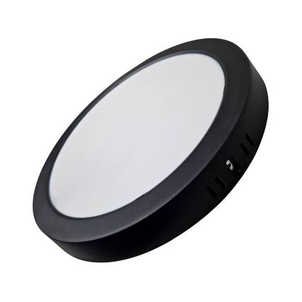 Iluminação de teto LED ROUND LED/24W/230V 4000K diâmetro 28,8 cm preto