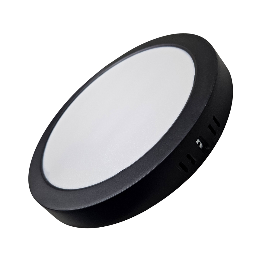 Iluminação de teto LED ROUND LED/24W/230V 4000K diâmetro 28,8 cm preto