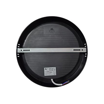 Iluminação de teto LED ROUND LED/24W/230V 4000K diâmetro 28,8 cm preto